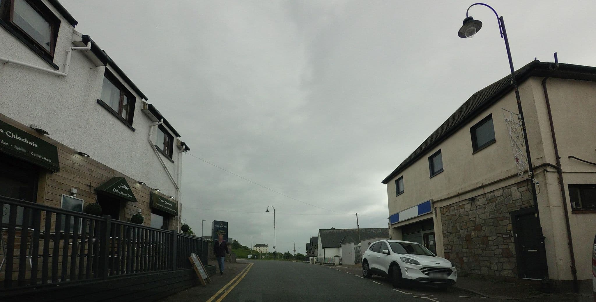 Street view near Chlachain Inn, Caol