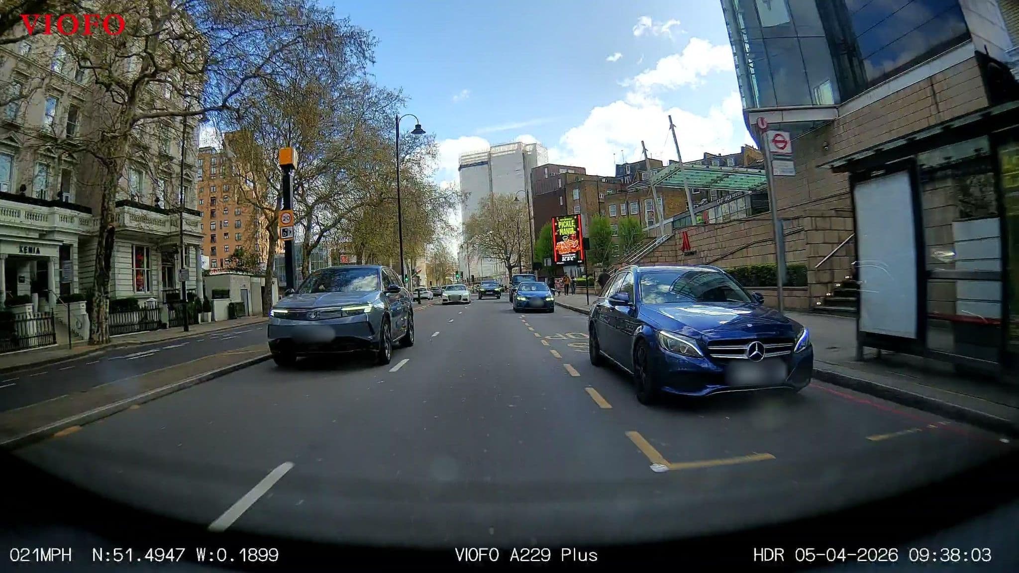 Street view near Mercure London Kensington, Earls Court — © RyanBush (CC BY-SA · Mapillary)