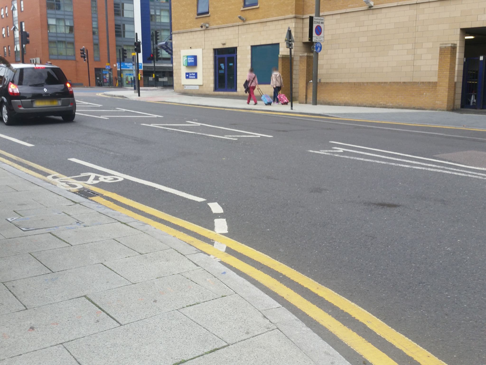Street view near Holiday Inn Express - Stratford, Stratford — © matth81 (CC BY-SA · Mapillary)
