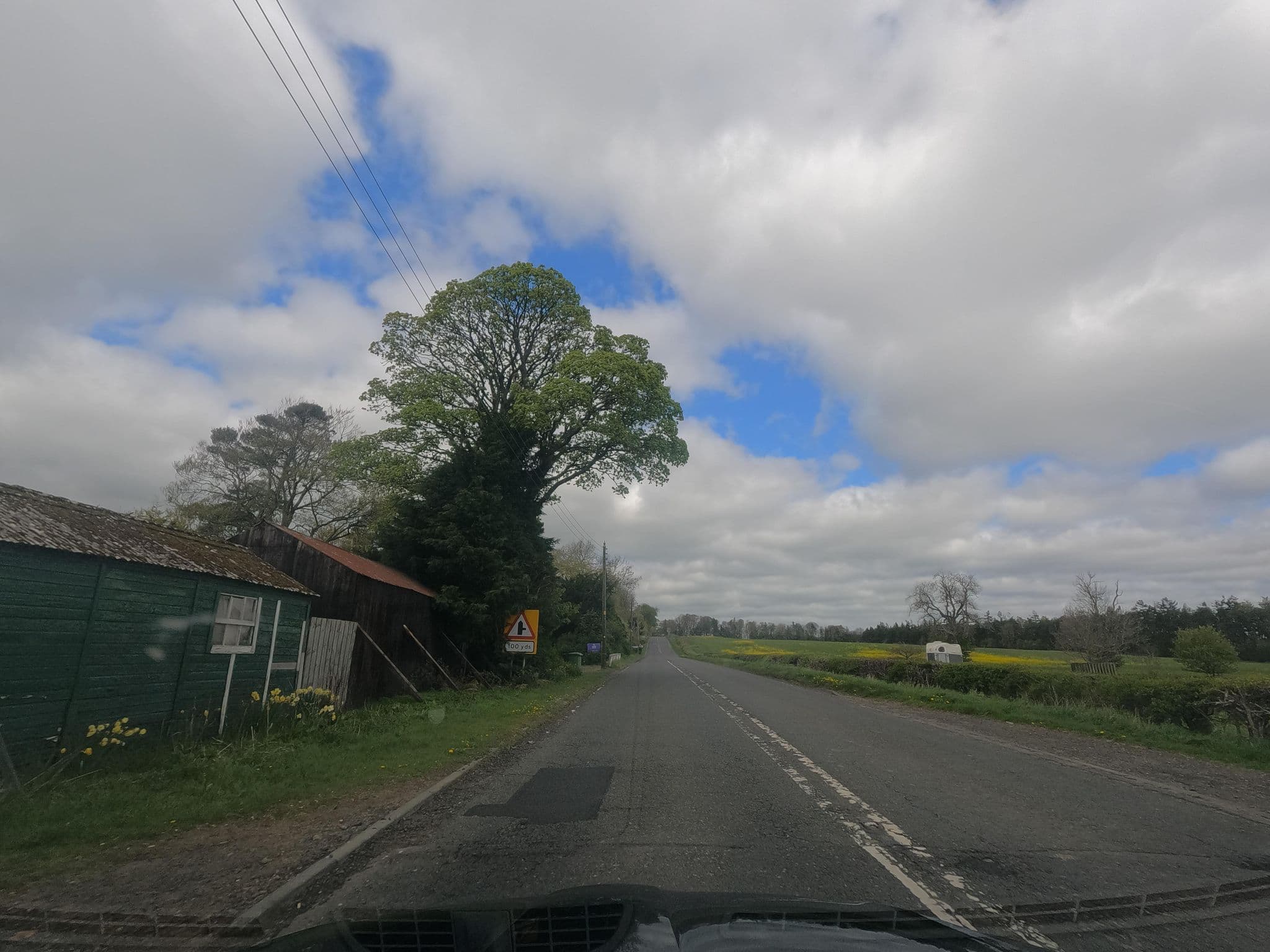 Street view near Powburn Scout Adventure Centre, Wooler — © floatingboater (CC BY-SA · Mapillary)