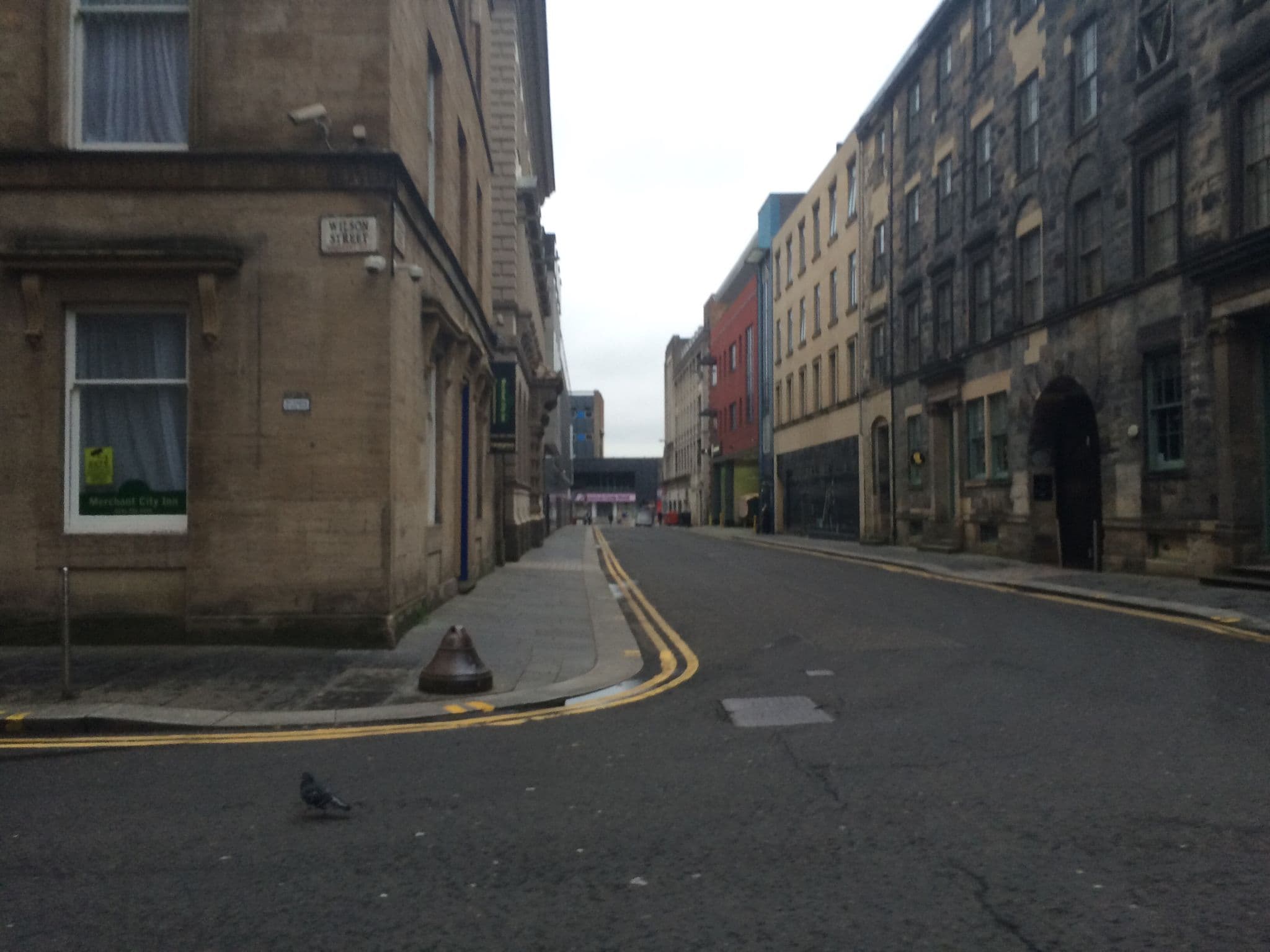 Street view near Merchant City Inn, Glasgow — © gmc (CC BY-SA · Mapillary)