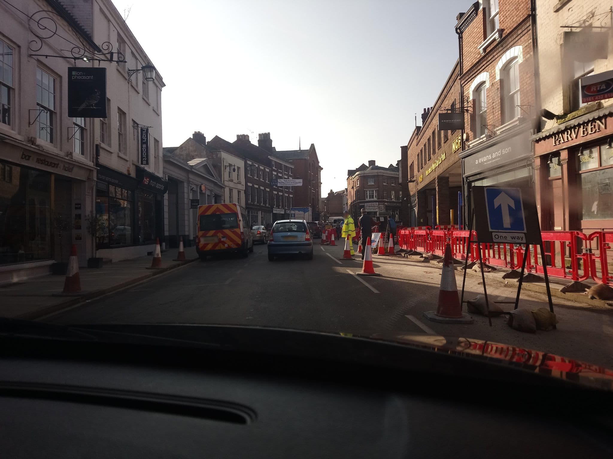 Street view near Lion & Pheasant, Shrewsbury — © trigpoint (CC BY-SA · Mapillary)