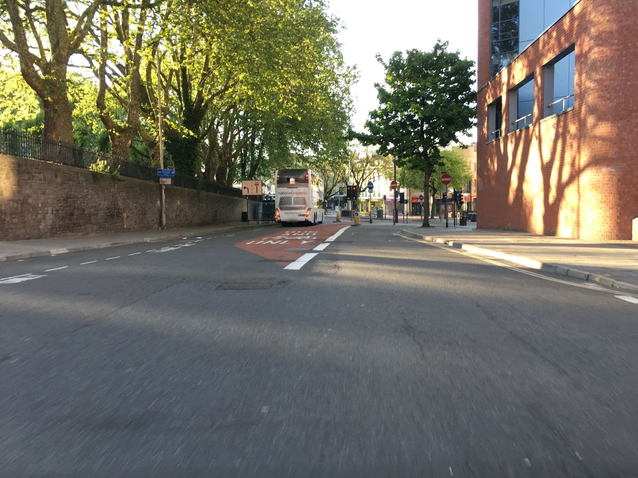 Street view near Walsingham House, Bristol