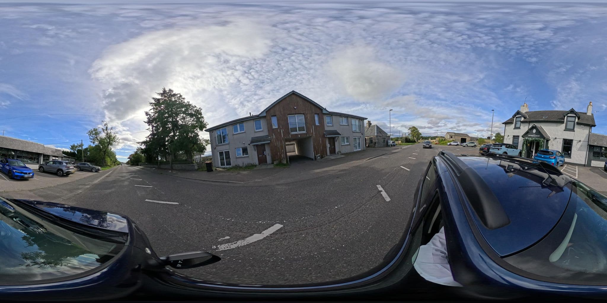 Street view near Newmachar Hotel, Newmacher — © coetserw (CC BY-SA · Mapillary)