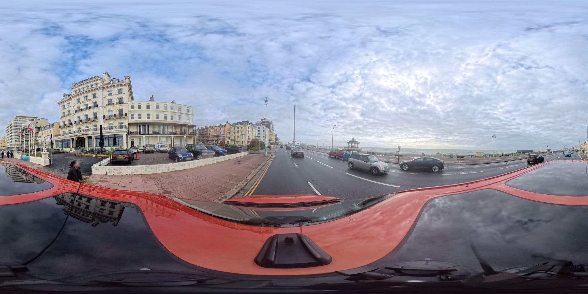 Street view near Mercure Brighton Seafront, Hove — © BlizzardBorn42Car (CC BY-SA · Mapillary)