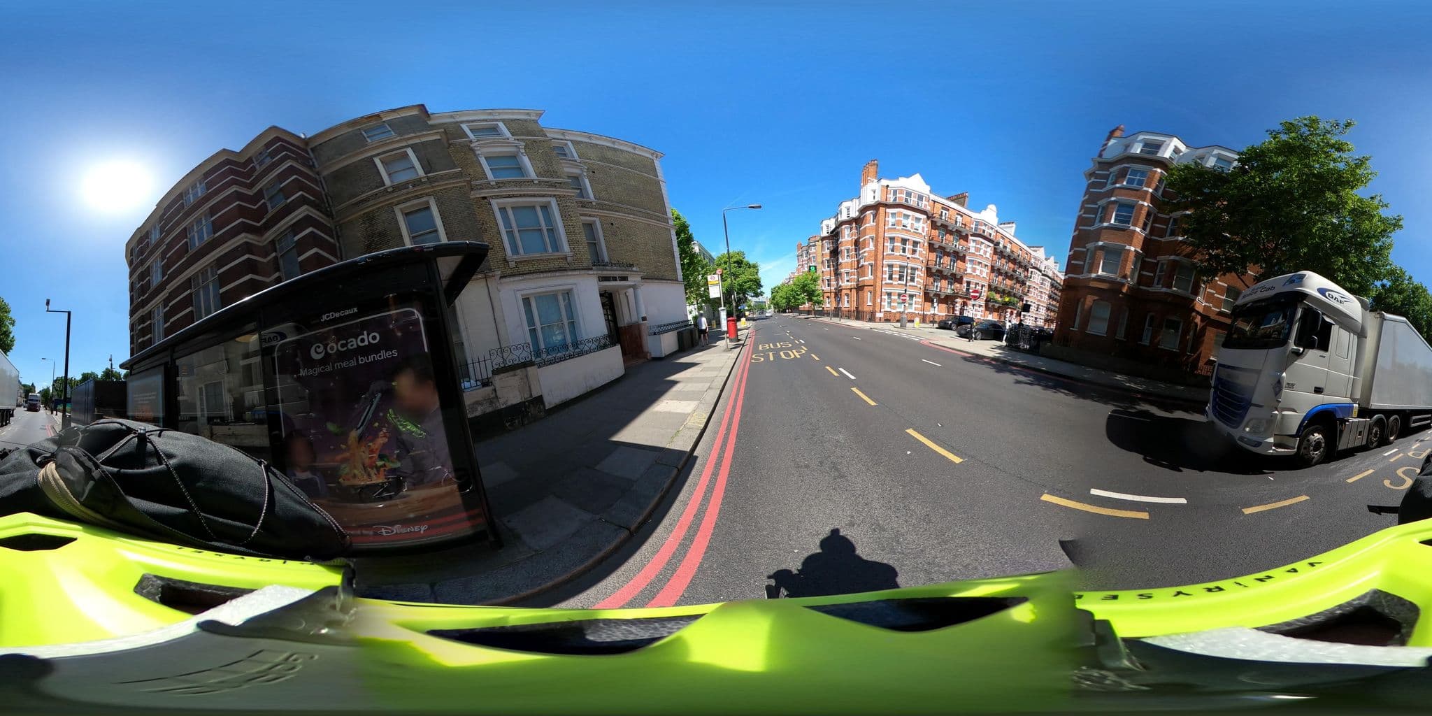 Street view near Exhibition Court Hotel, Earls Court