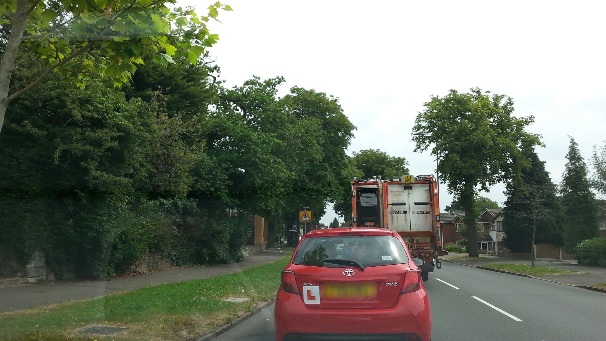 Street view near The Bunbury Hotel, Bartley Green — © adam2 (CC BY-SA · Mapillary)