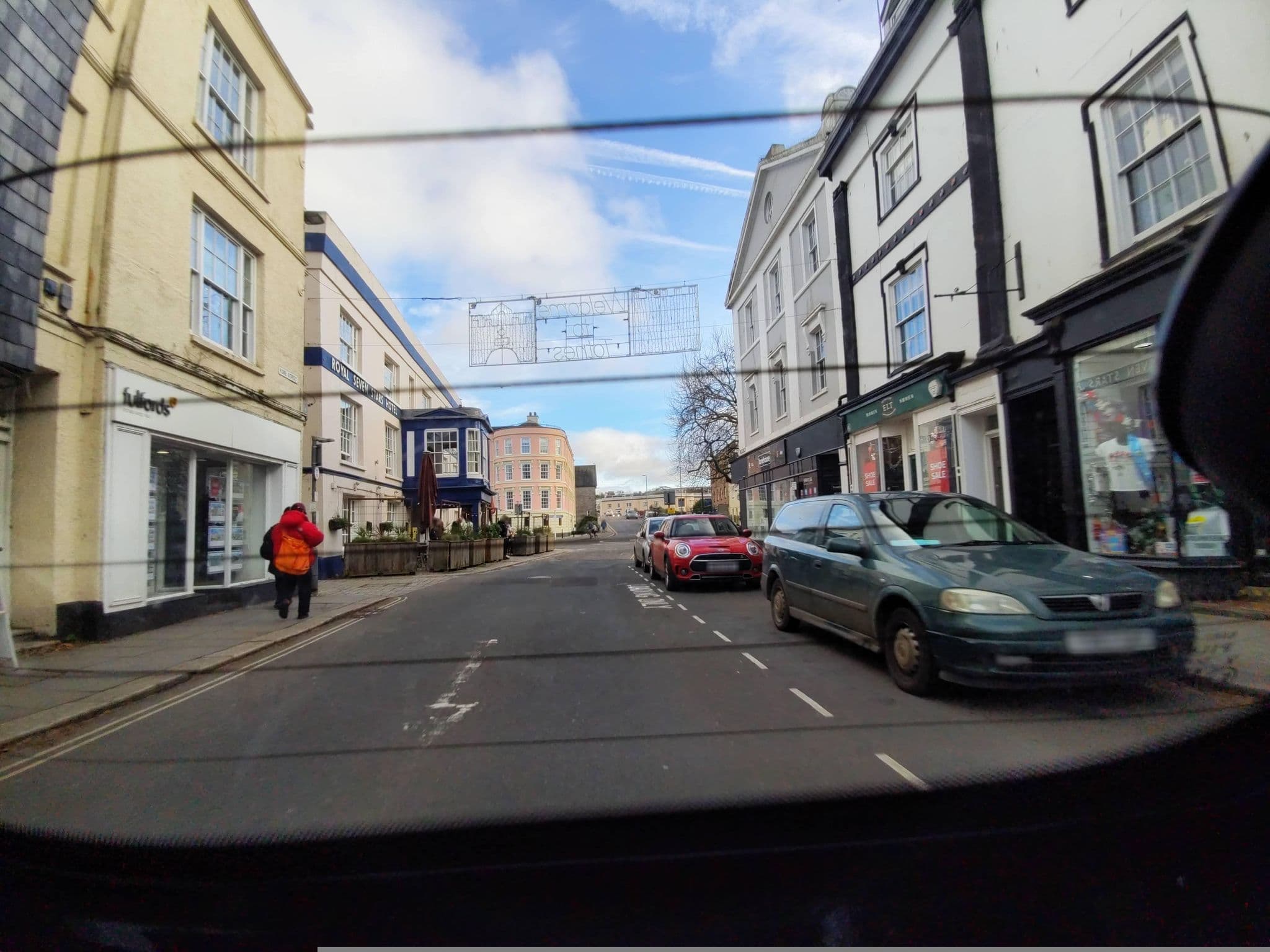 Street view near Royal Seven Stars Hotel, Totnes — © WaggyDog (CC BY-SA · Mapillary)