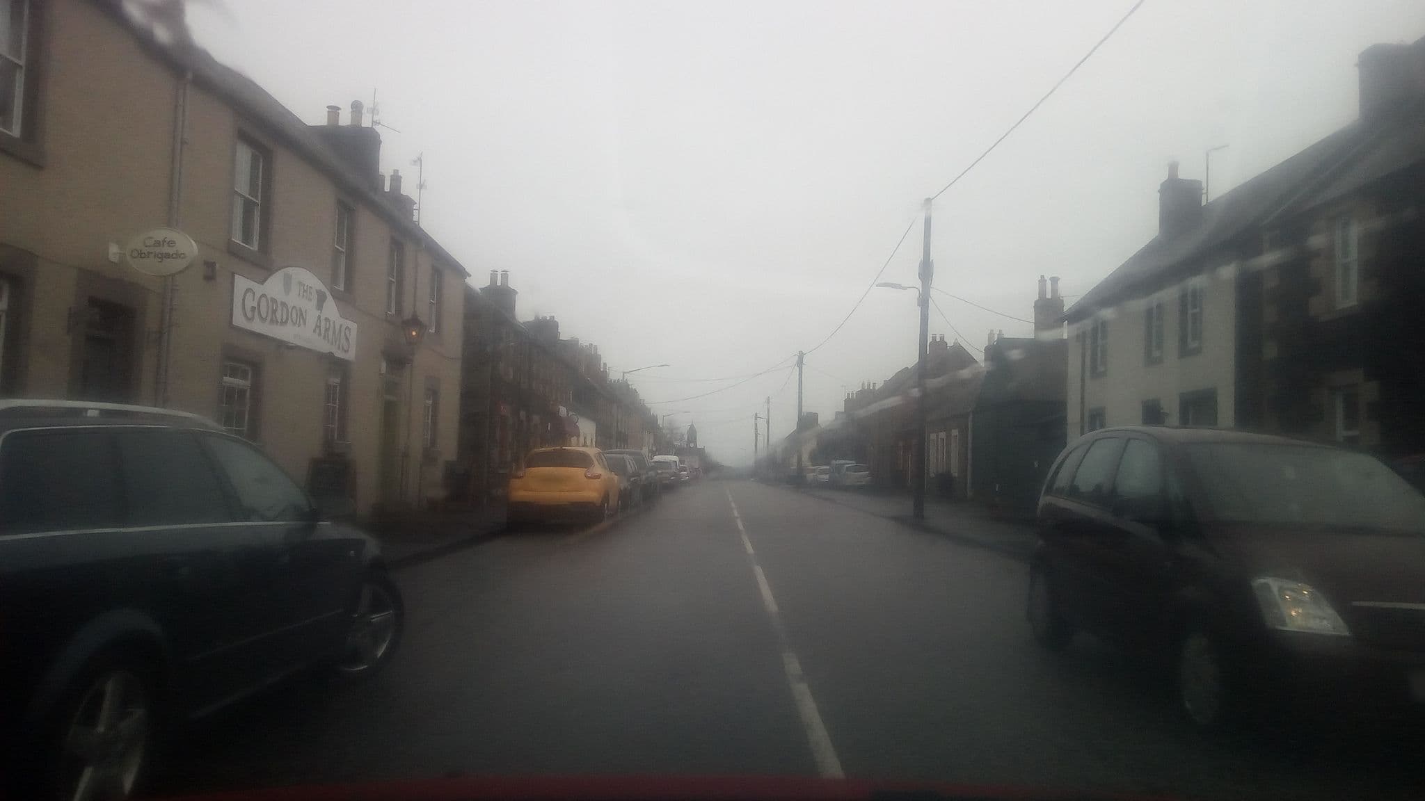Street view near The Gordon Arms, Earlston — © victuallers (CC BY-SA · Mapillary)
