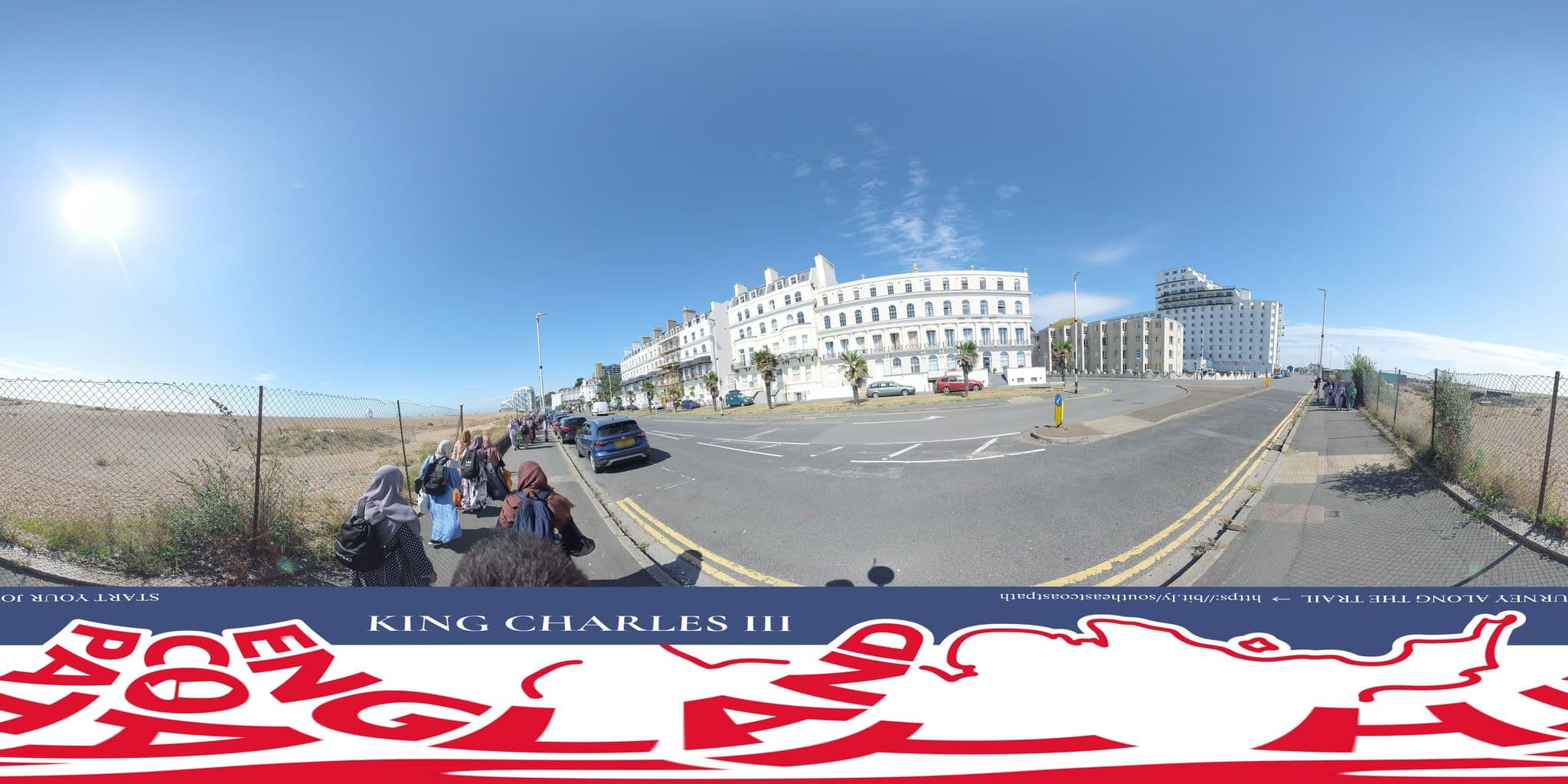 Street view near Gran Canaria Hotel, Folkestone — © EnglandCoastPath (CC BY-SA · Mapillary)