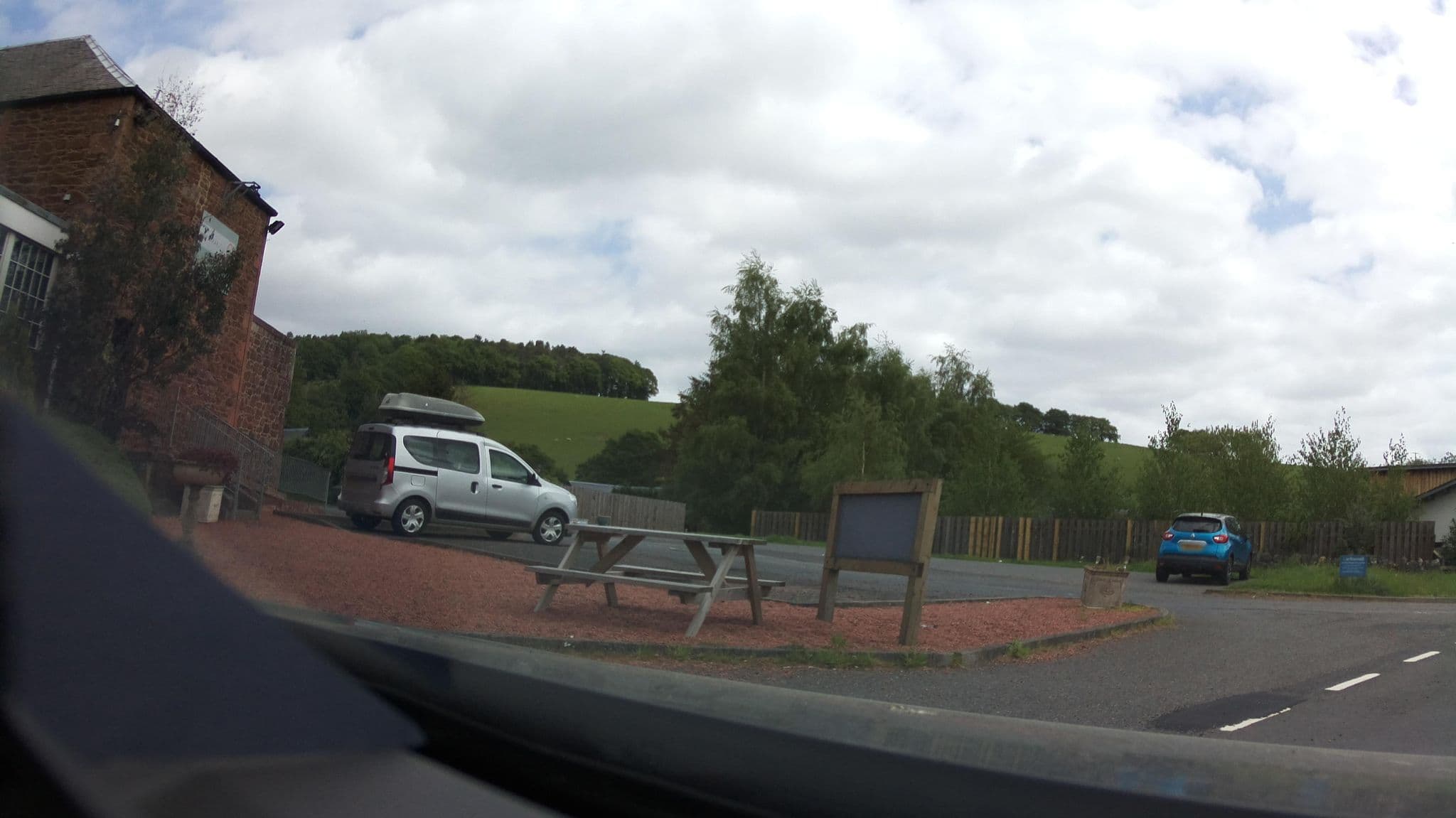 Street view near The Lodge, Carfraemill, Lauder — © southglos (CC BY-SA · Mapillary)