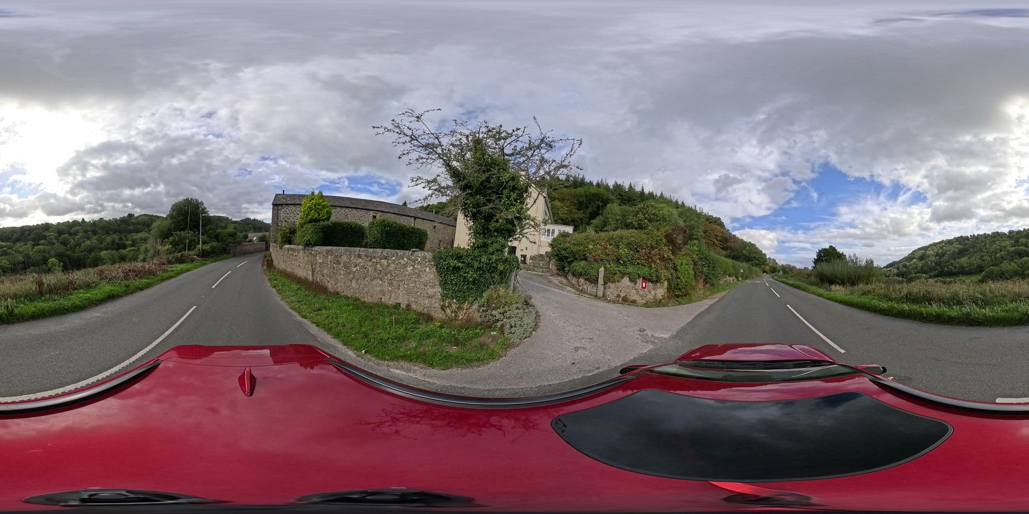 Street view near Eastwrey Barton, Moretonhampstead — © southglos (CC BY-SA · Mapillary)
