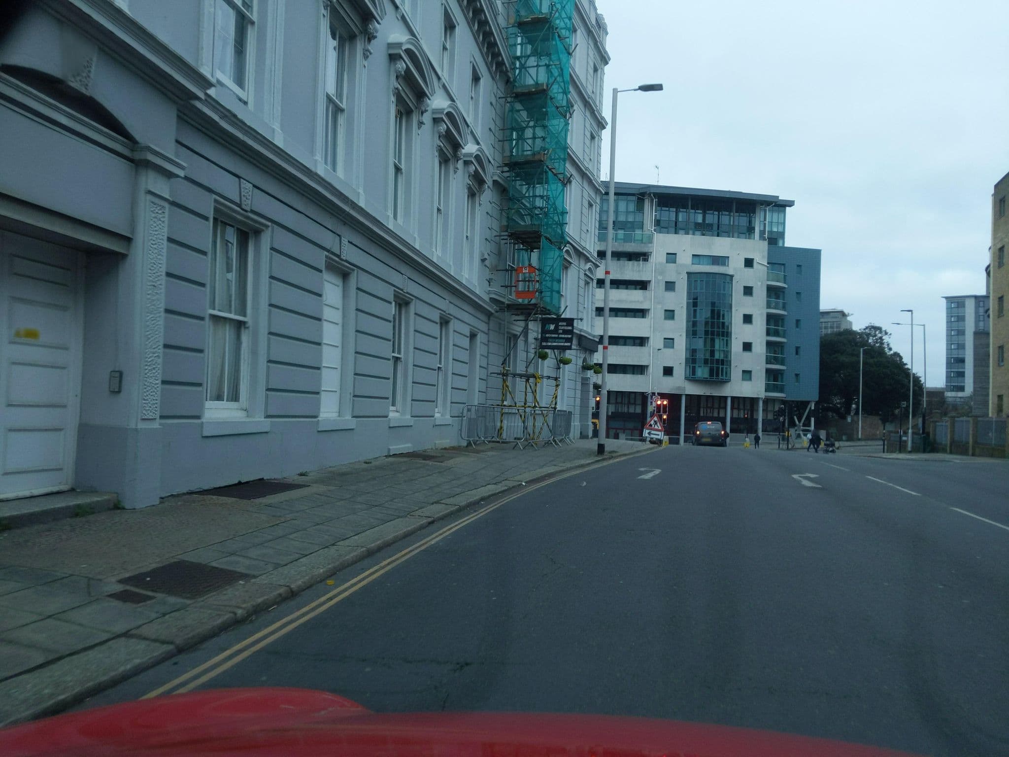 Street view near The New Continental, Plymouth — © WaggyDog (CC BY-SA · Mapillary)