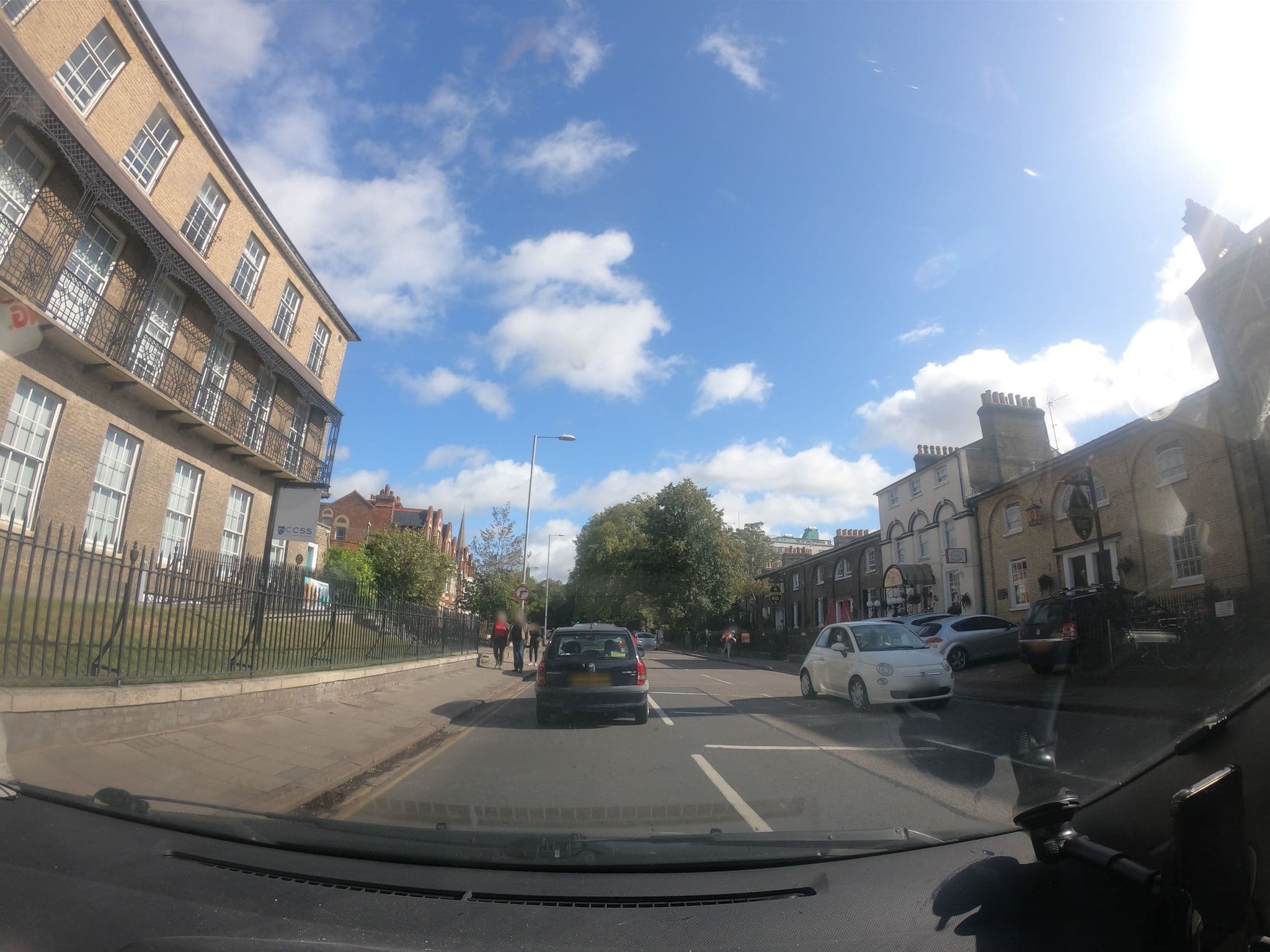 Street view near The Lensfield Hotel, Cambridge — © lamaar639 (CC BY-SA · Mapillary)