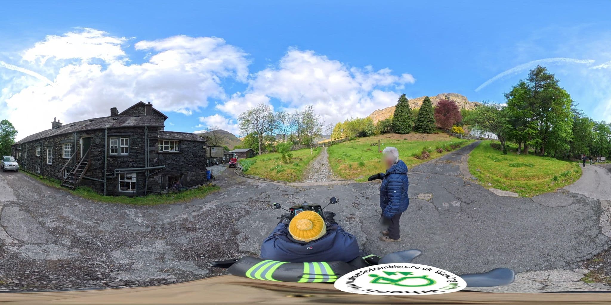 Street view near Old Dungeon Ghyll Hotel, Ambleside