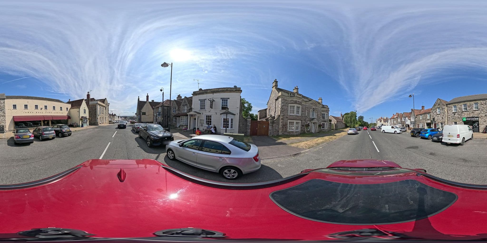 Street view near Rounceval House Hotel, Chipping Sodbury — © southglos (CC BY-SA · Mapillary)