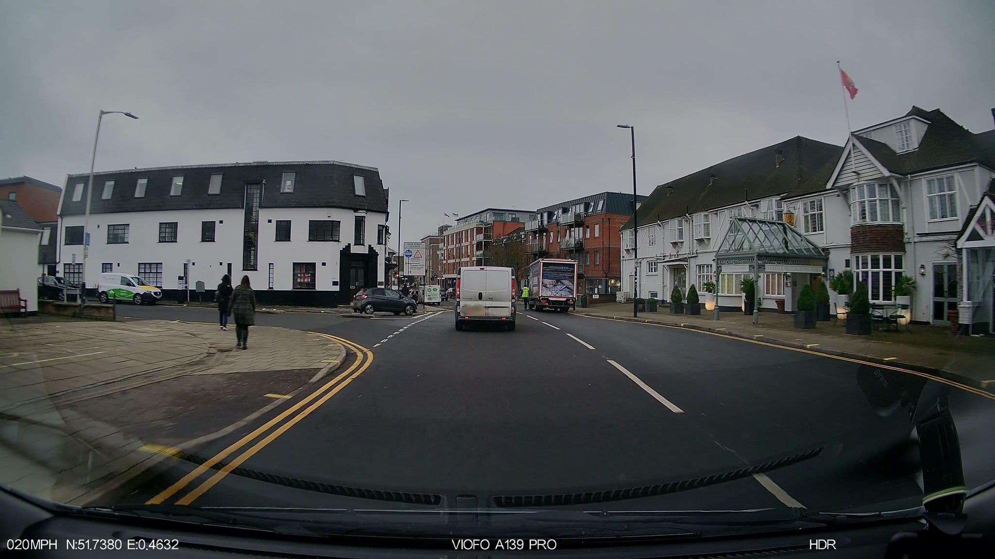 Street view near The County Hotel & Resturant, Chelmsford — © IpswichEdits (CC BY-SA · Mapillary)