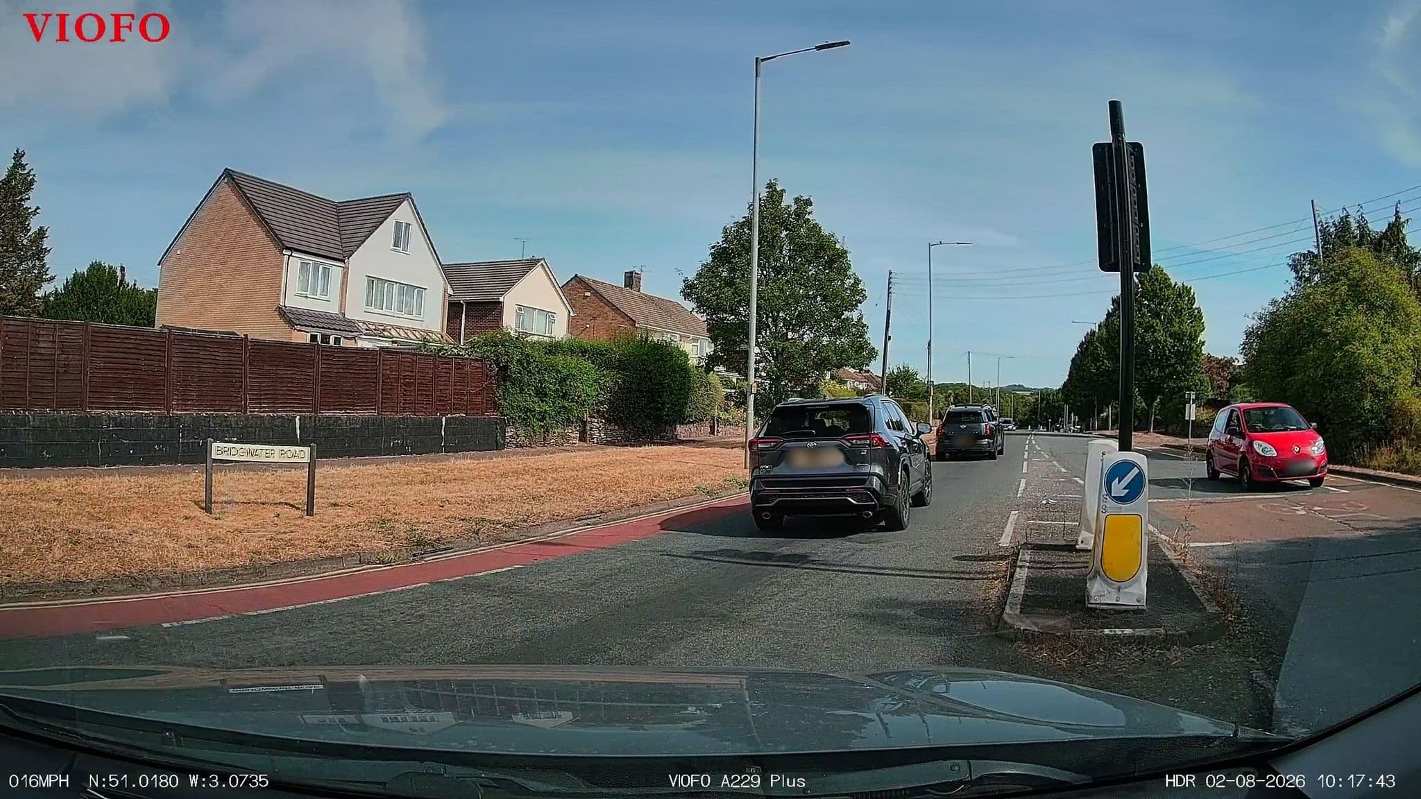 Street view near Halcon Lodge B&B, Taunton — © RyanBush (CC BY-SA · Mapillary)