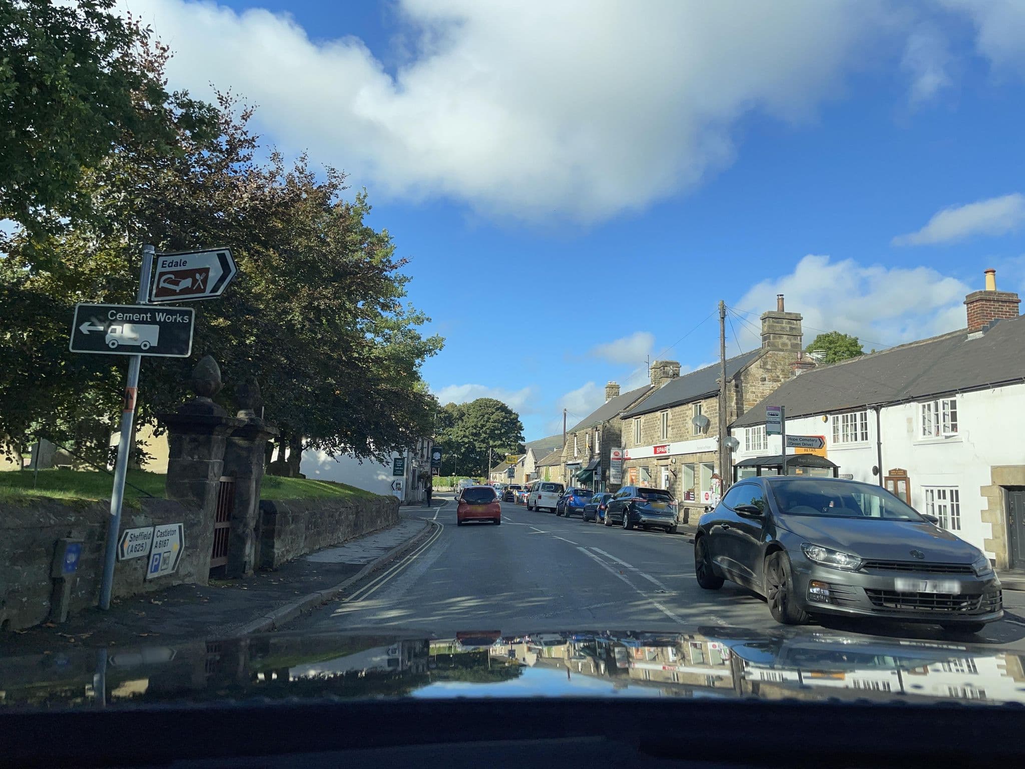 Street view near The Old Hall Hotel, Hope Valley — © wasd42 (CC BY-SA · Mapillary)
