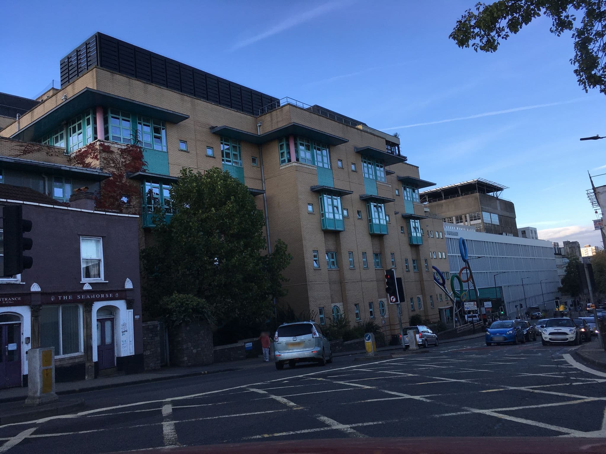 Street view near Princess Campbell House, Bristol