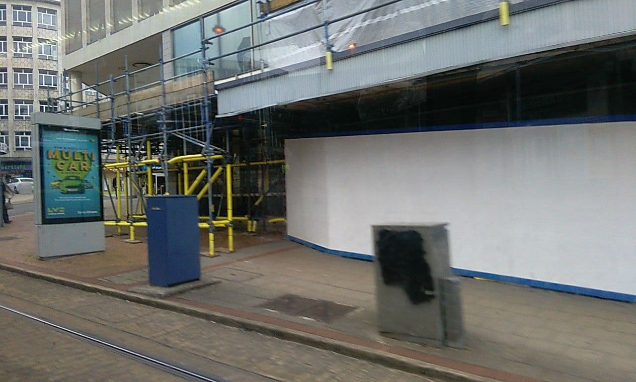 Street view near easyHotel Sheffield City Centre, Sheffield — © sk53_quint (CC BY-SA · Mapillary)