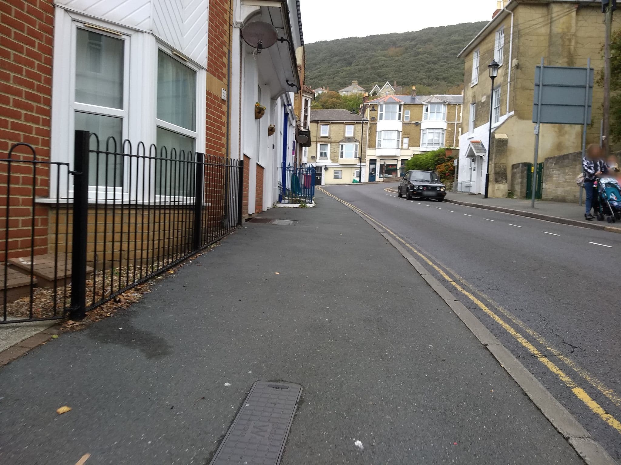 Street view near Brunswick House, Ventnor — © mappernerd (CC BY-SA · Mapillary)