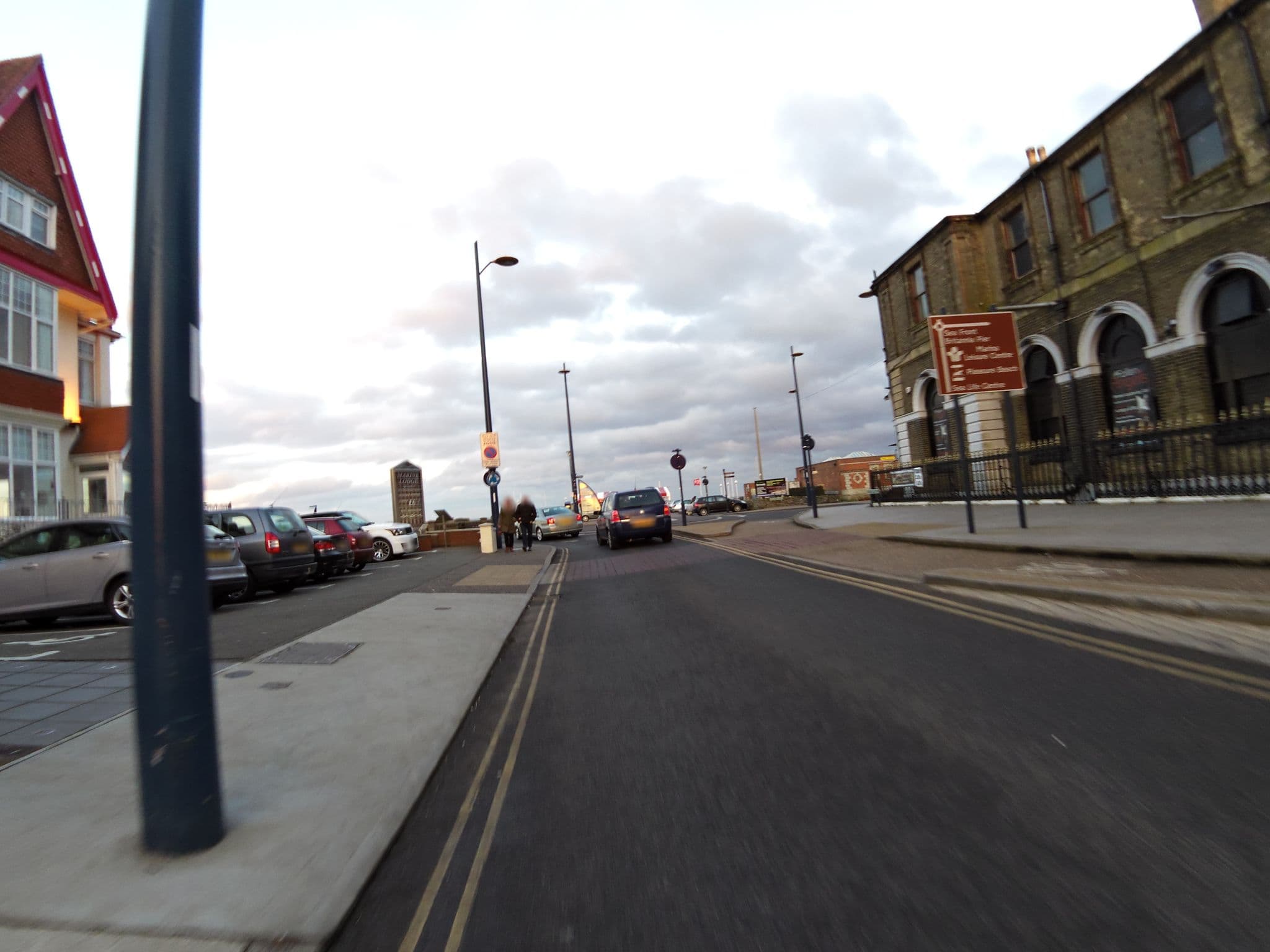 Street view near Marine Lodge, Great Yarmouth