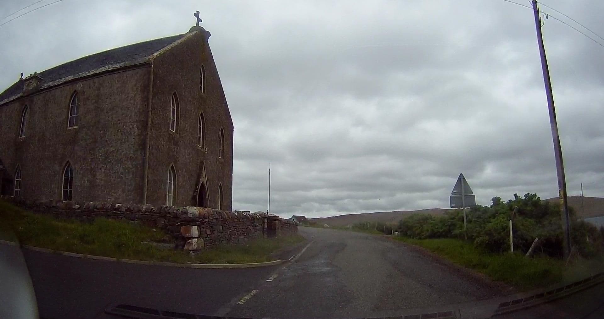 Street view near St Magnus Bay Hotel, Scalloway — © tallguy (CC BY-SA · Mapillary)
