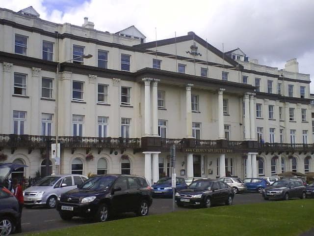 Crown Spa Hotel — photo via Wikimedia Commons
