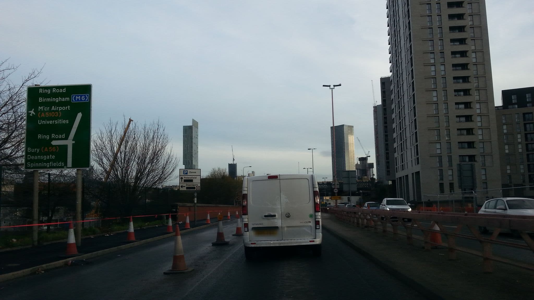 Street view near Travelodge Manchester Central Riverside, Manchester City Centre — © adam2 (CC BY-SA · Mapillary)