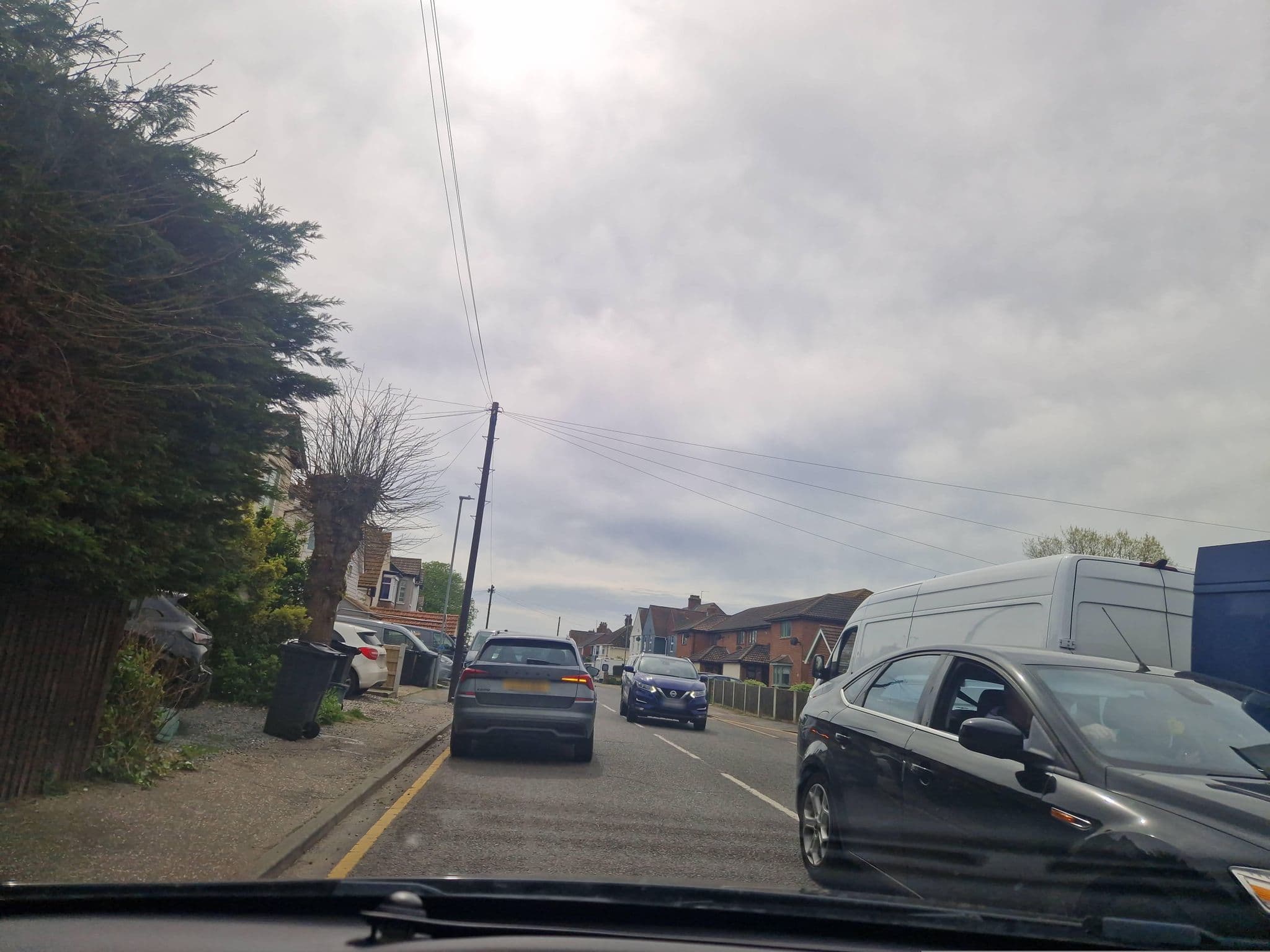 Street view near Tudor Rose Guest House, Walton-on-the-Naze — © edloach (CC BY-SA · Mapillary)