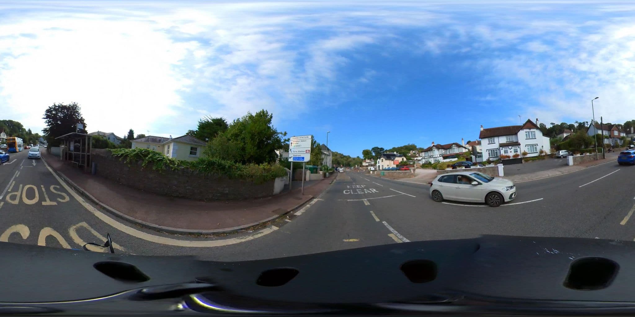 Street view near Stover Lodge, Cockington — © TomBrough2024 (CC BY-SA · Mapillary)