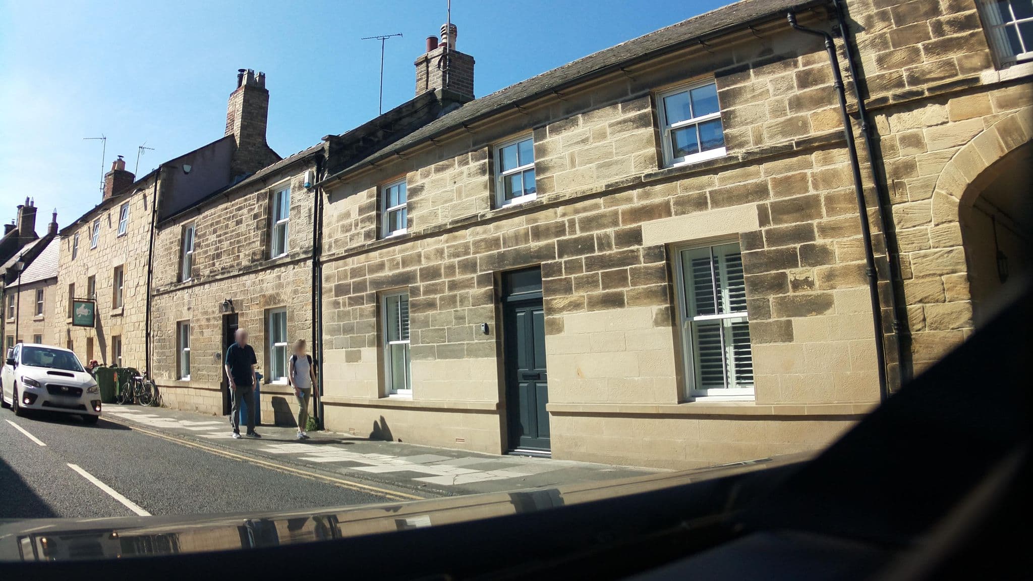 Street view near Warkworth House Hotel, Warkworth — © southglos (CC BY-SA · Mapillary)