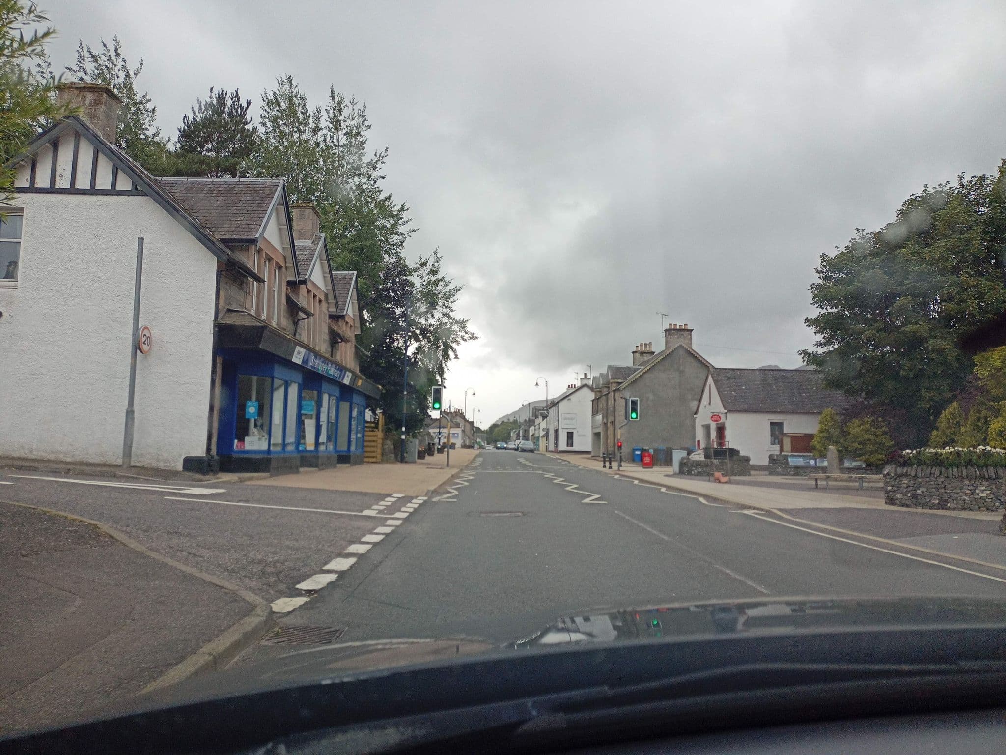 Street view near Strathspey Mountain Hostel, Newtonmore — © xdTAGCLAN (CC BY-SA · Mapillary)