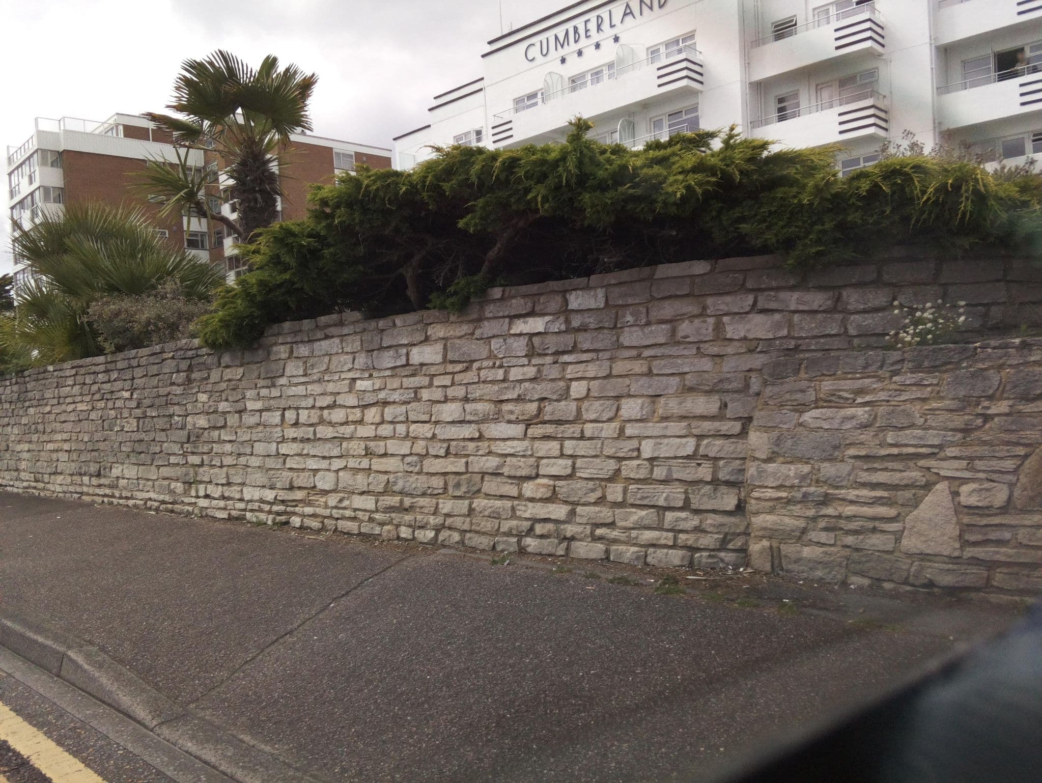 Street view near The Cumberland Hotel, Bournemouth