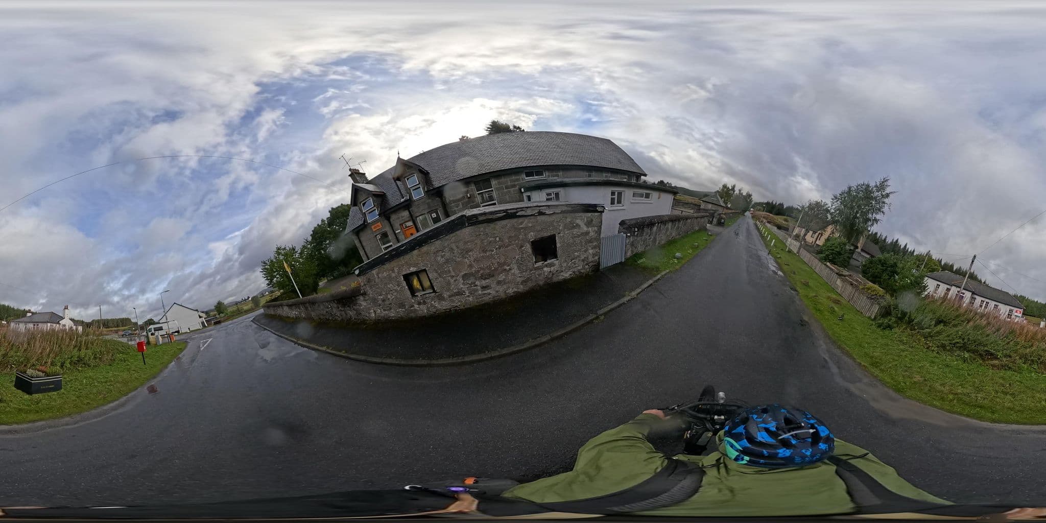 Street view near Dalwhinnie Old School Hostel, Newtonmore — © coetserw (CC BY-SA · Mapillary)