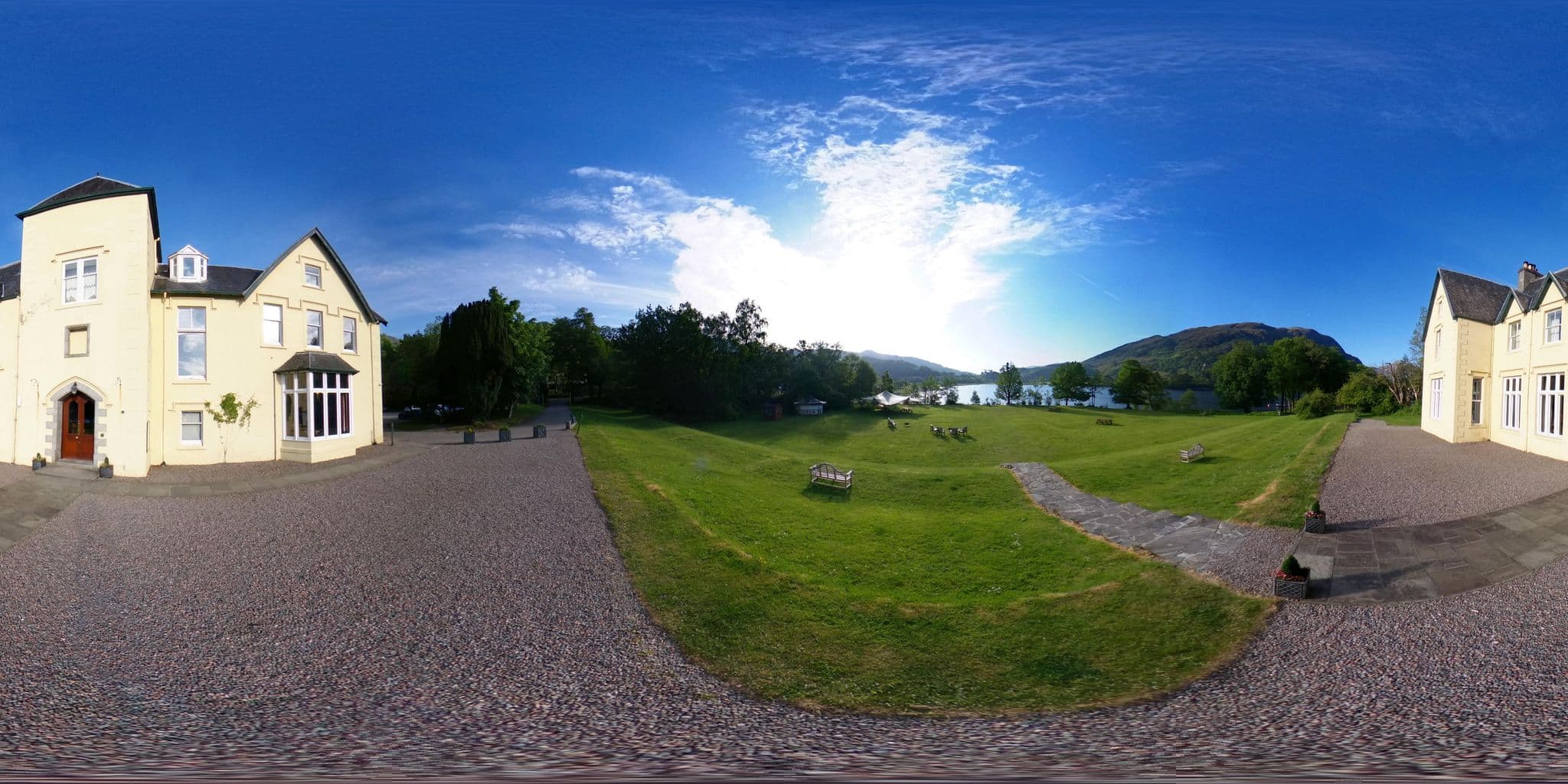 Street view near Glenfinnan House Hotel, Fort William