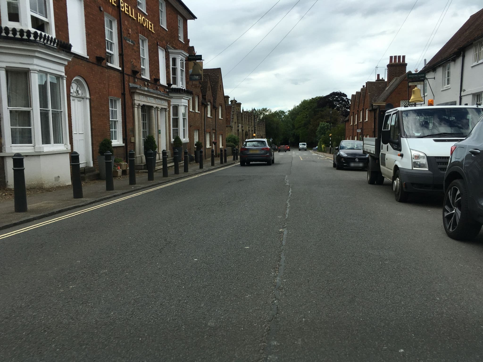Street view near The Bell, Woburn Sands — © southglos (CC BY-SA · Mapillary)