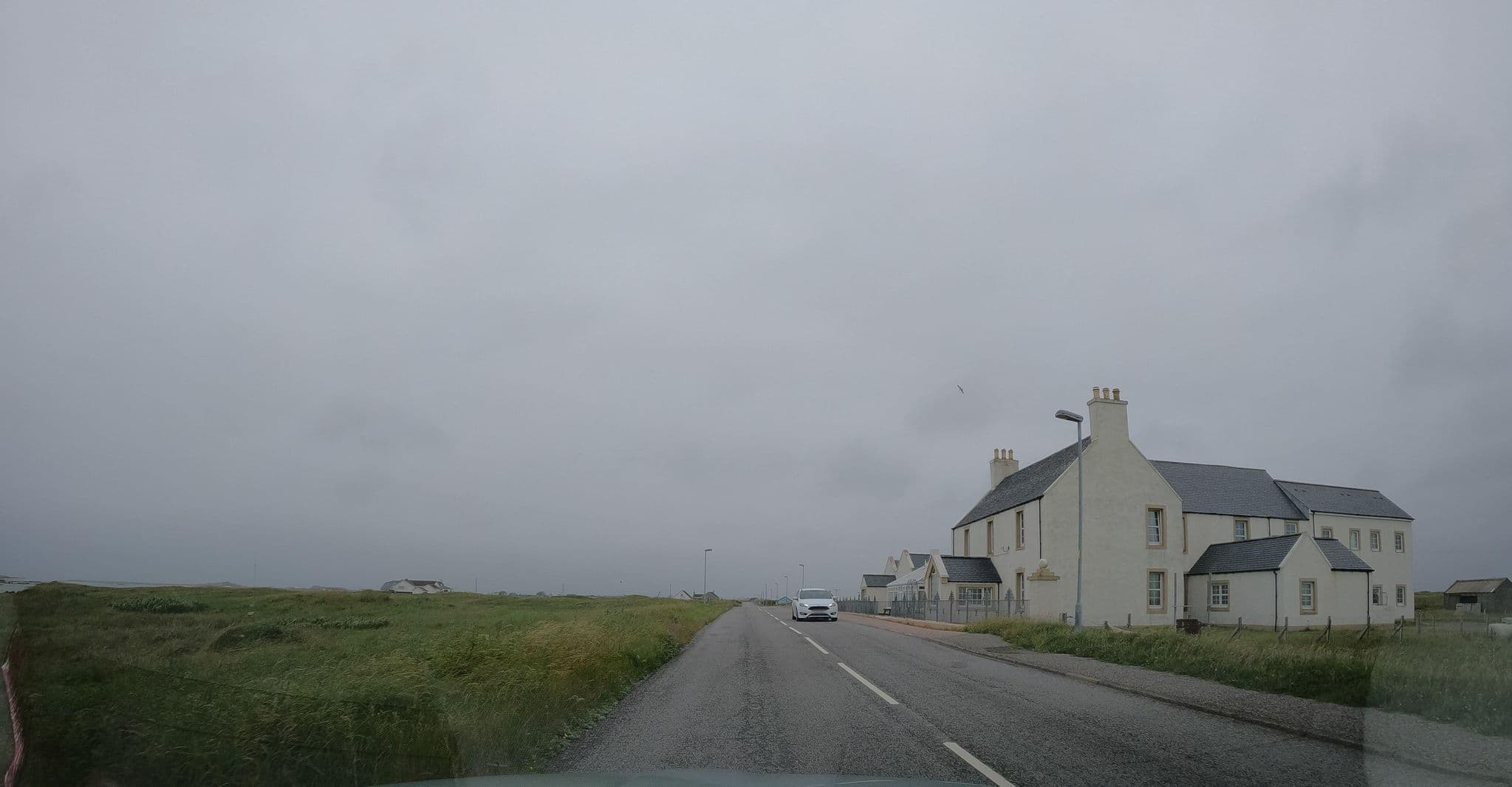 Street view near The Isle of Benbecula House Hotel, Benbecula — © hobgoblin (CC BY-SA · Mapillary)