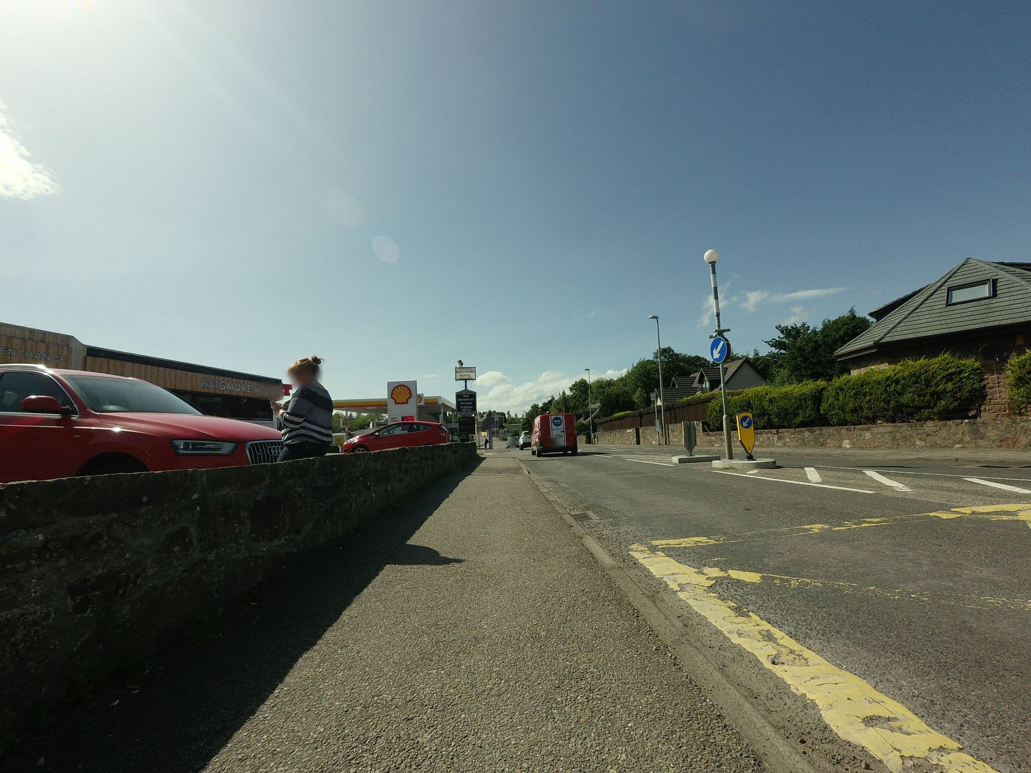 Street view near Raigmore Motel, Inverness — © tallguy (CC BY-SA · Mapillary)