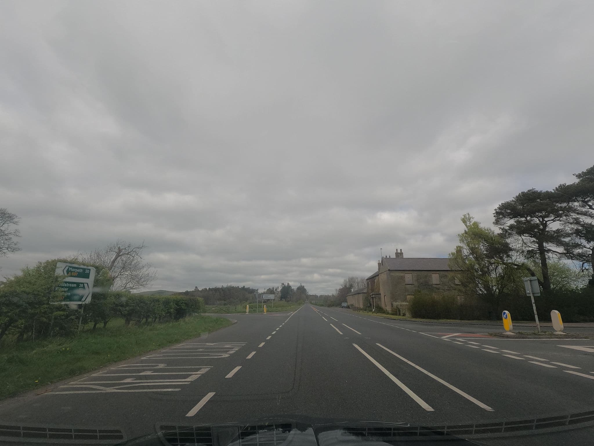 Street view near Bridge of Aln Hotel, Alnwick — © floatingboater (CC BY-SA · Mapillary)