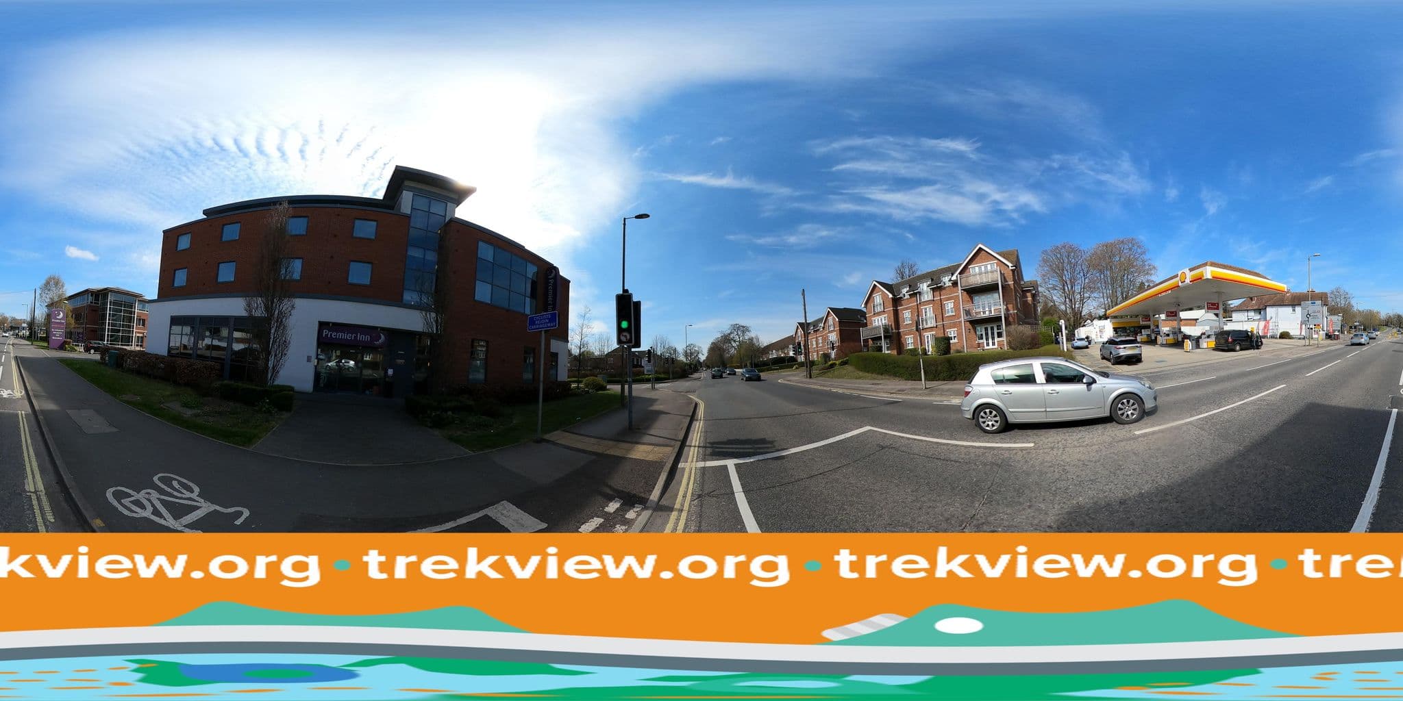 Street view near Premier Inn, Fleet — © trekviewed (CC BY-SA · Mapillary)