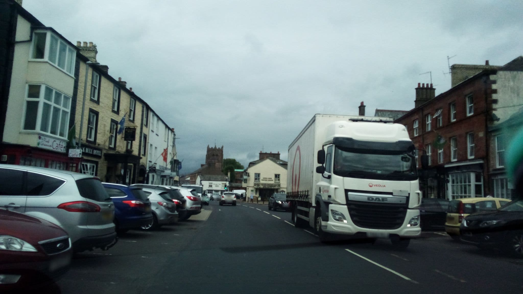 Street view near Black Bull Hotel, Kirkby Stephen — © mainlymazza (CC BY-SA · Mapillary)