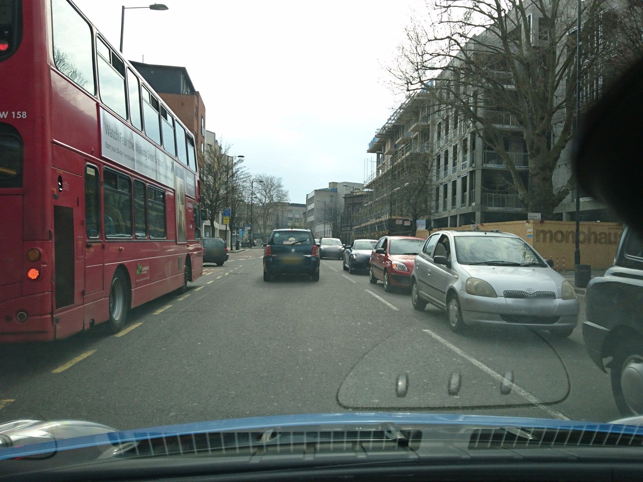 Street view near City Inn Express, Bethnal Green — © zymurgic (CC BY-SA · Mapillary)