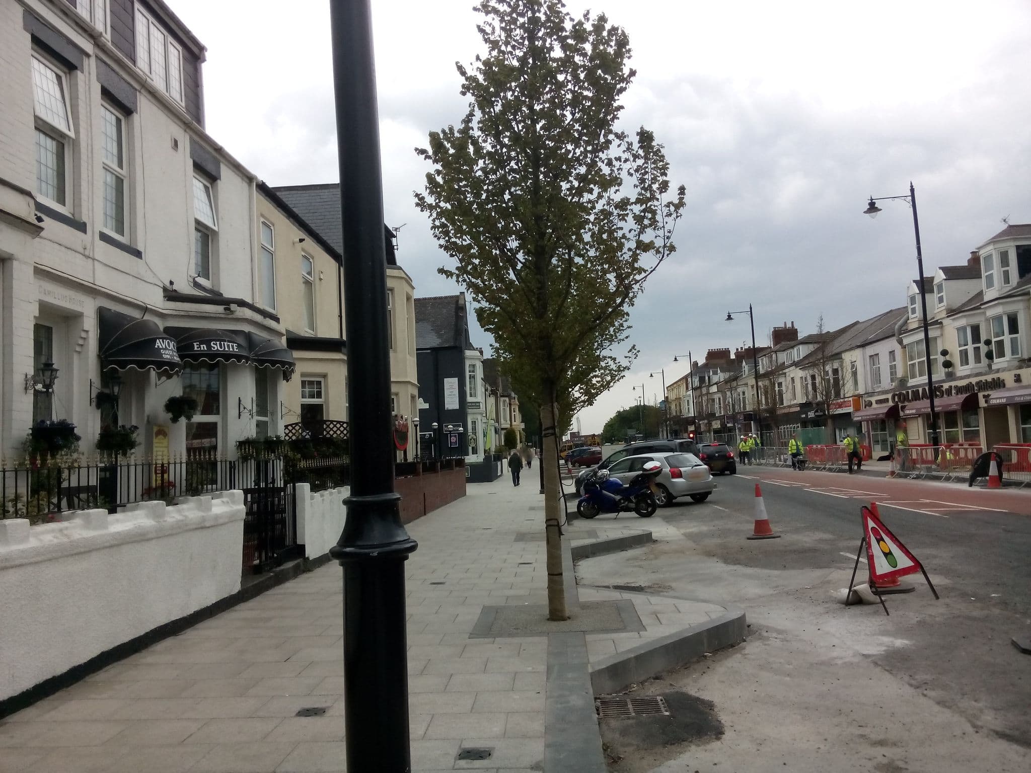 Street view near Ocean Road Rooms, South Shields — © livingwithdragons (CC BY-SA · Mapillary)