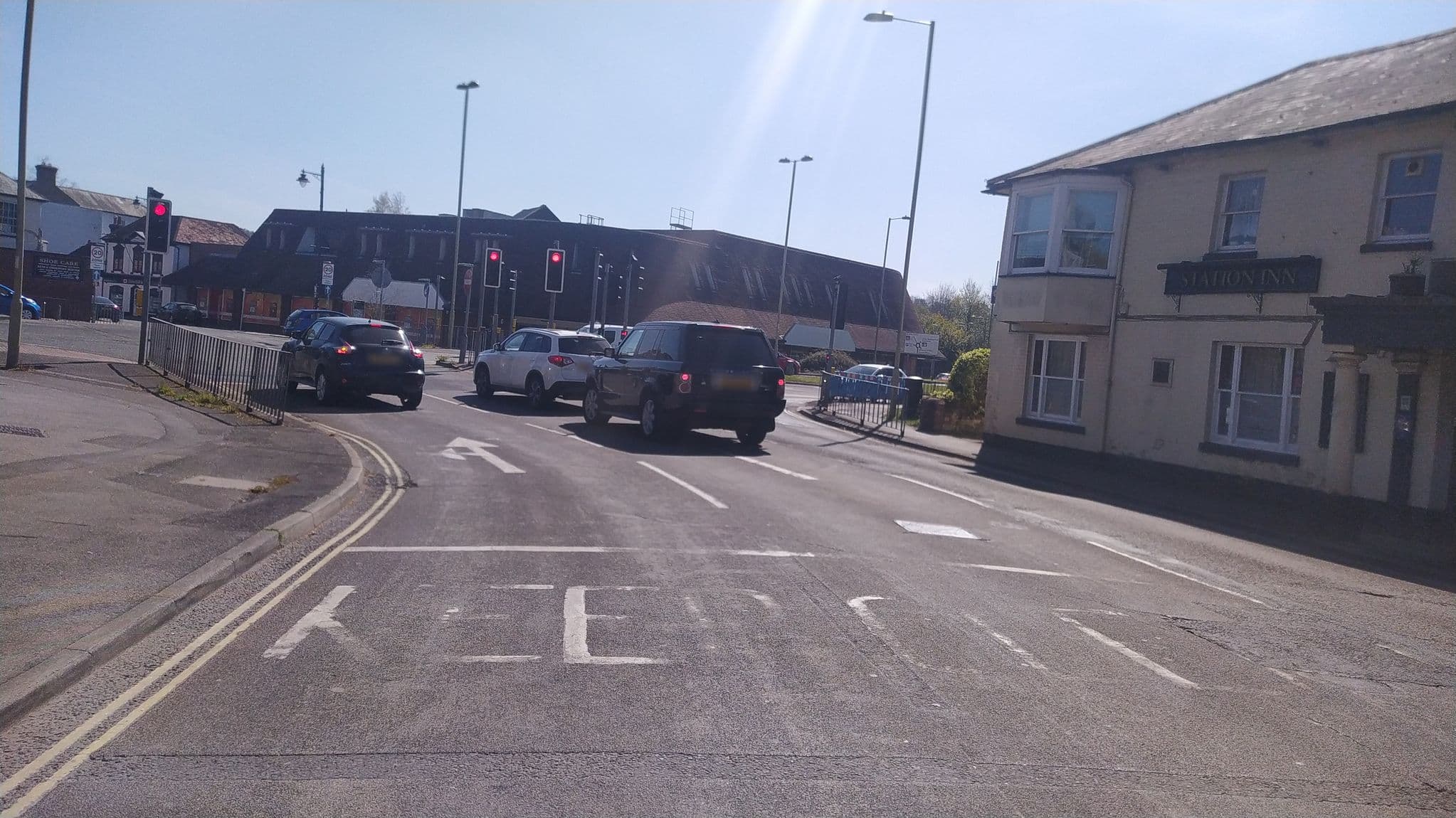 Street view near The Station Inn, Andover — © noid (CC BY-SA · Mapillary)