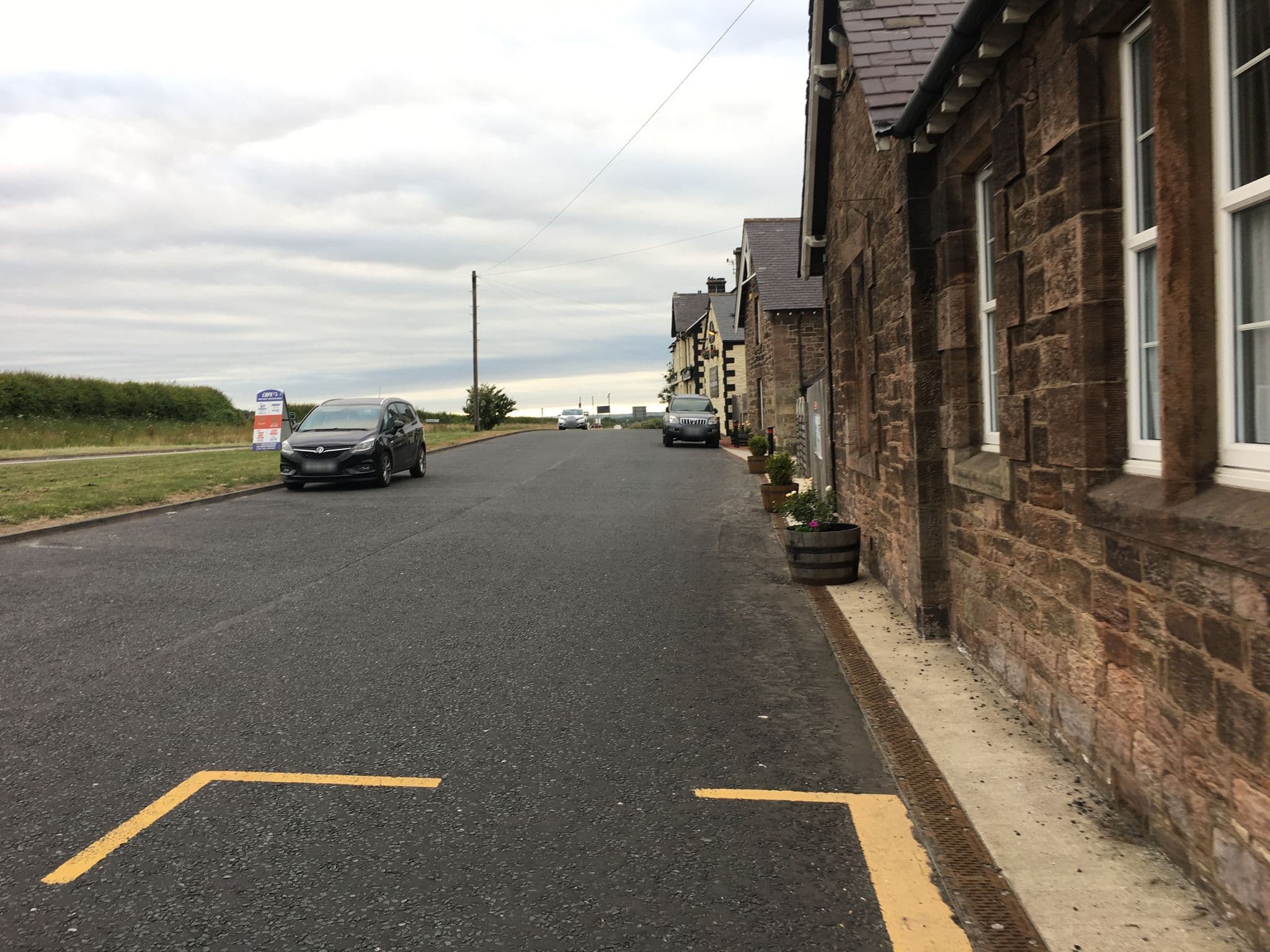 Street view near Cuthbert Cottage, Belford — © gness (CC BY-SA · Mapillary)