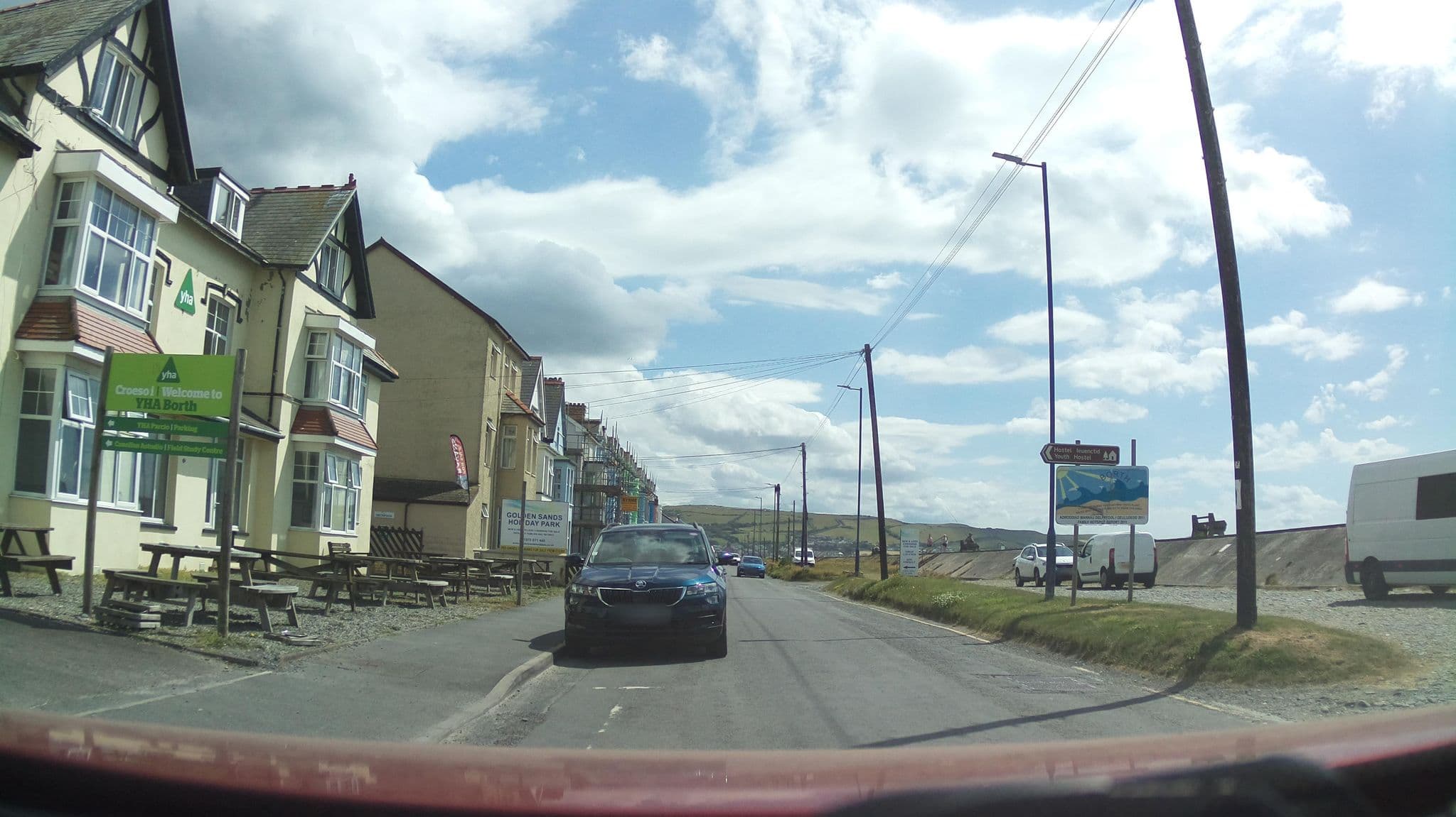 Street view near YHA Borth, Borth — © southglos (CC BY-SA · Mapillary)