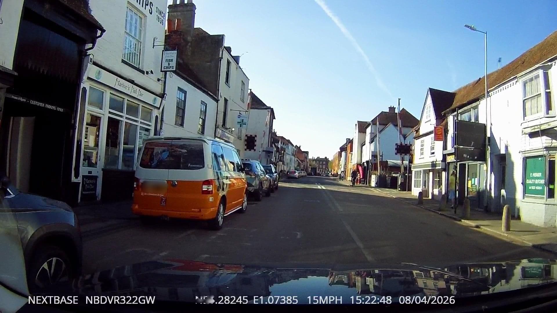 Street view near House of Agnes, Canterbury — © tallguy (CC BY-SA · Mapillary)