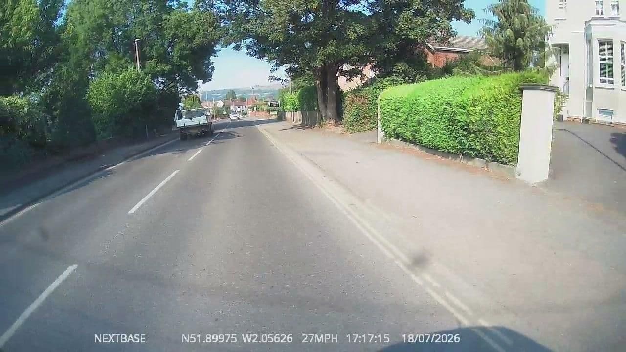 Street view near Badger Towers, Cheltenham — © OrangeHurst97 (CC BY-SA · Mapillary)